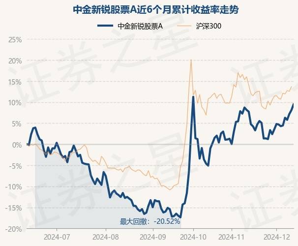 12月12日基金净值：中金新锐股票A最新净值4.1303，涨1.25%