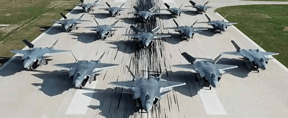 一支新的歼-20旅部署在海南岛，交付数量超美军2倍，彻底碾压F-35